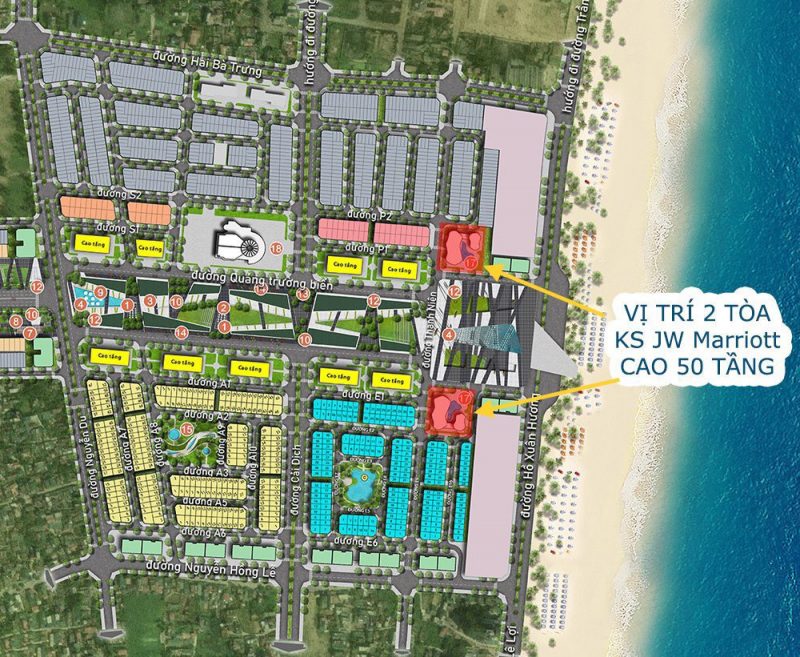 Vị trí dự kiến của khách sạn JW Marriott Sầm Sơn