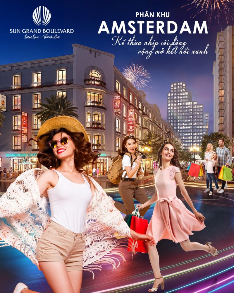 Amsterdam là phân khu gần với các dãy Boutique Hotel