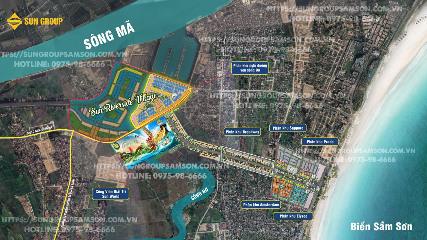 Vị trí phân khu biệt thự ven sông Đơ sắp mở bán với phong cách thiết kế lấy cảm hứng từ thành phố Miami của nước Mỹ