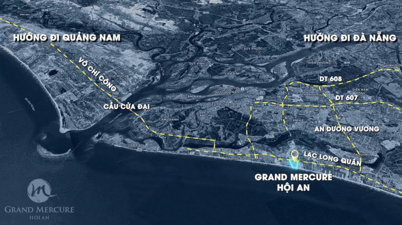 Vị trí dự án Grand Mercure Hoi An