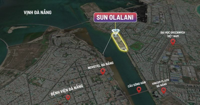 Sun Olalani sở hữu vị trí siêu đắc địa