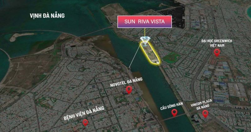 Vị trí siêu đắc địa của dự án Sun Riva Vista
