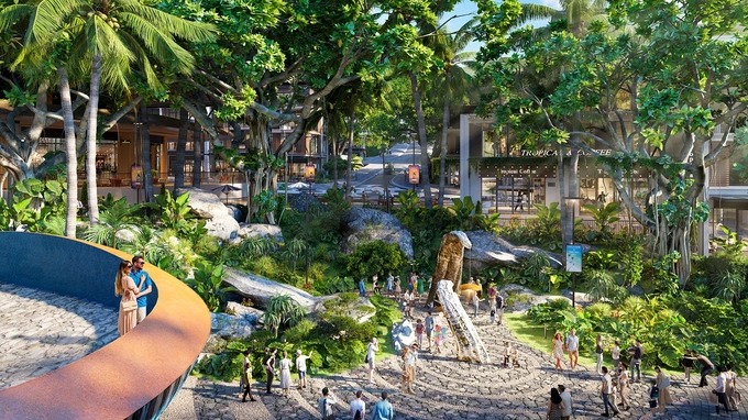 Makaio Park sẽ tựa một resort khổng lồ (Ảnh phối cảnh minh họa: Sun Property).