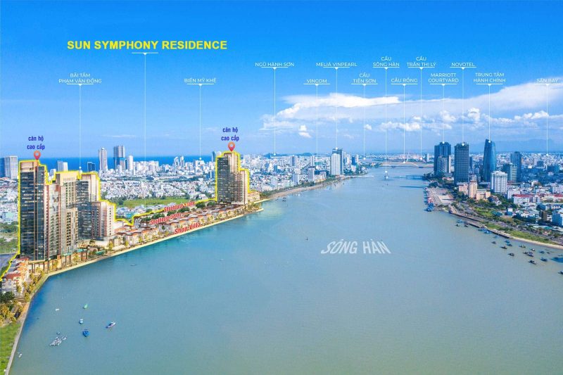 Dự án Sun Symphony Residence Đà Nẵng sở hữu tầm view Tuyệt Mỹ bên bờ sông Hàn