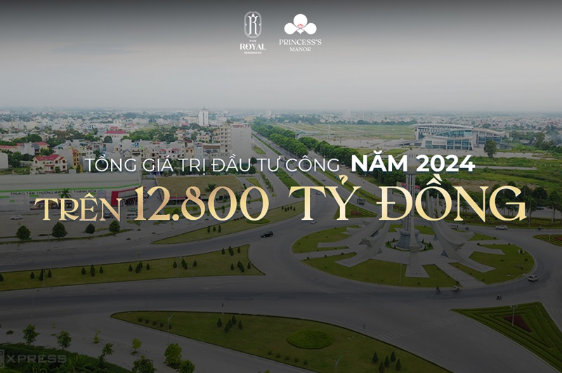 Tổng giá trị đầu tư công đạt trên 12.800 tỷ đồng