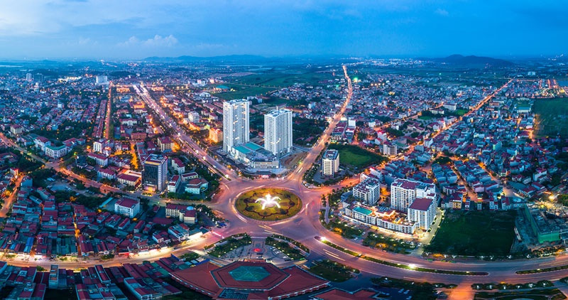 Một góc thành phố Bắc Ninh xinh đẹp