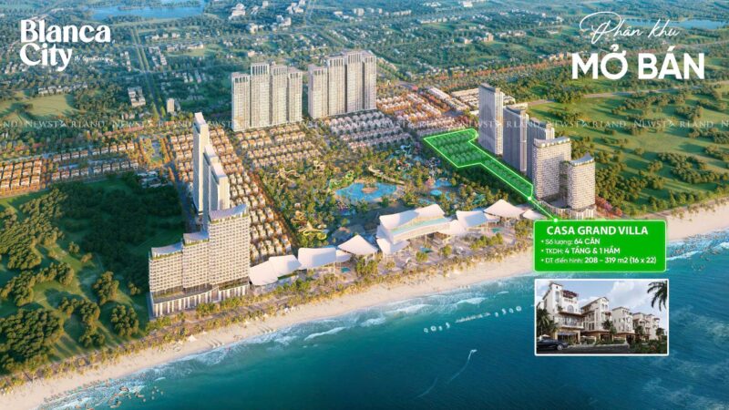 Biệt thự đơn lập sát biển tại Blanca City Vũng Tàu