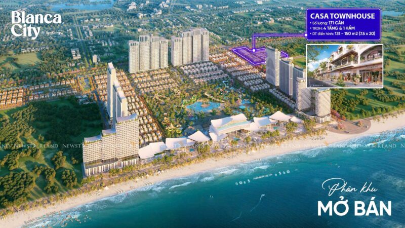Nhà phố liền kề tại dự án Blanca City Vũng Tàu