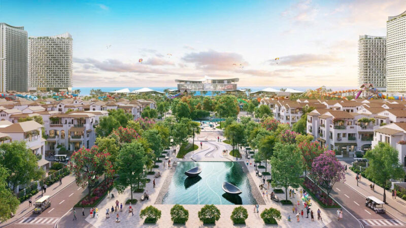 Phối cảnh công viên trung tâm dự án Blanca City Vũng Tàu